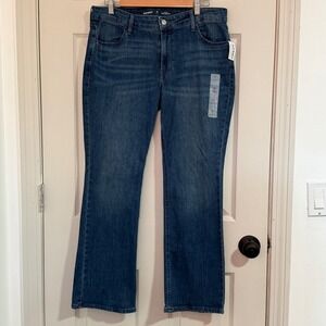 Old Navy Women's Boot Cut Jeans - Dark Blue